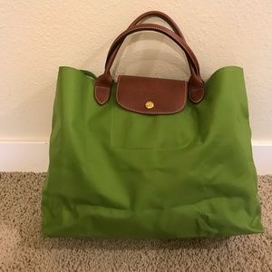 Longchamp Kiwi Green Bag